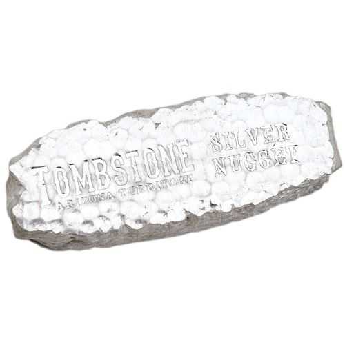 Tombstone\u002010\u0020oz\u0020Silver\u0020Nugget\u0020Bar\u0020\u002D\u0020Scottsdale\u0020Mint