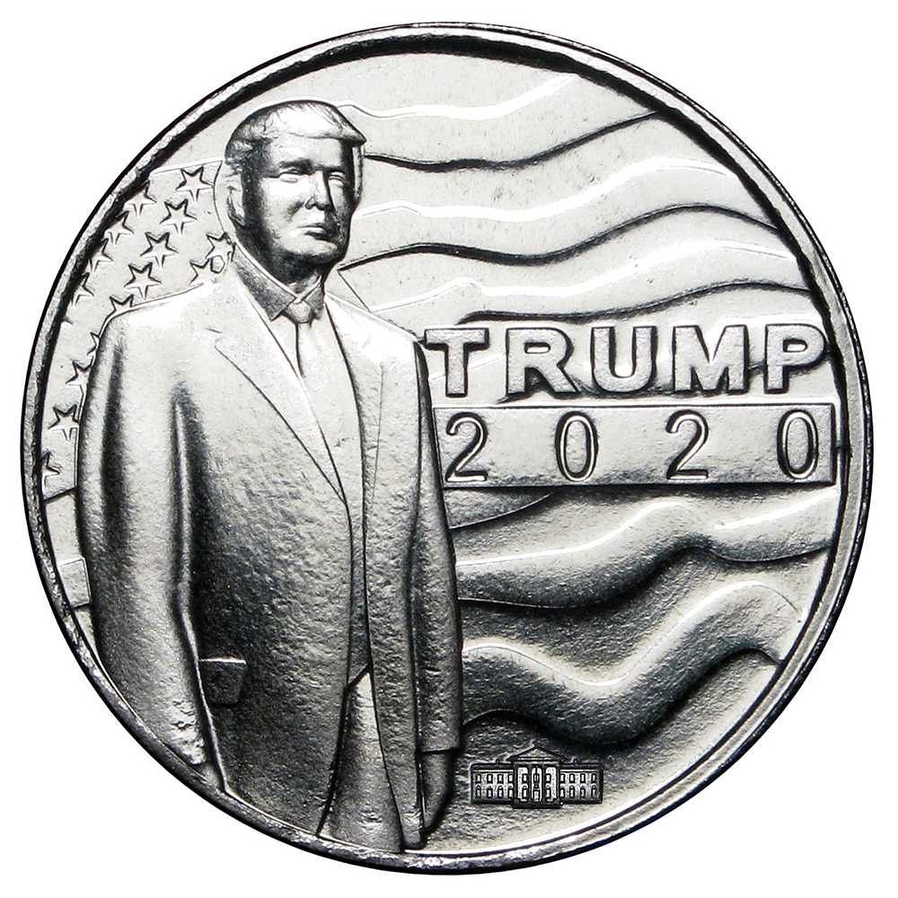 1\u0020oz\u0020Trump\u00202020\u0020White\u0020House\u0020Privy\u0020Silver\u0020Round\u0020