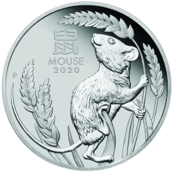 2020 1 oz Year of the Mouse Platinum Proof Coin - Perth Mint Lunar Series III 2020 1 oz Year of the Mouse Platinum Proof Coin - Perth Mint Lunar Series III