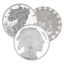5 oz Silver Rounds - Design Our Choice
