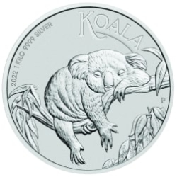 2022 1 Kilo Australian Koala Silver Coin BU 2022 1 Kilo Australian Koala Silver Coin BU