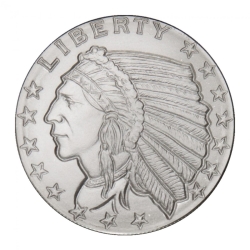 1/4 oz Silver Rounds | Incuse Indian