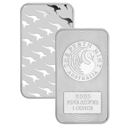 1 oz Perth Mint Kangaroo Silver Bar 1 oz Perth Mint Kangaroo Silver Bar