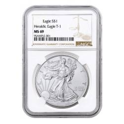 1986-Current NGC MS-69 American Silver Eagle Coin - Random Year 1986-Current NGC MS-69 American Silver Eagle Coin - Random Year
