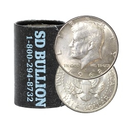 US Kennedy 40% Silver Half Dollars ($10 Face) 
