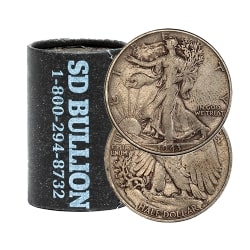 90% US Mint Walking Liberty Silver Half Dollars ($10 Face Value)