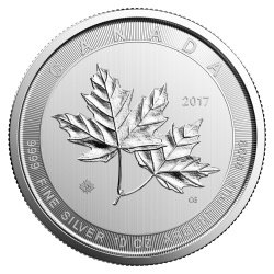 2017 10 oz Canadian Silver Magnificent Maple Leaves Coin BU 2017 10 oz Canadian Silver Magnificent Maple Leaves Coin BU