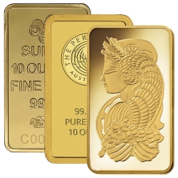 10 oz Gold Bar - Design Our Choice