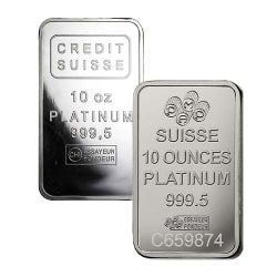 10 oz Generic Platinum Bars | Lowest Price Online