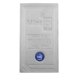 100 oz MintID Buffalo Silver Bar (Encrypted) - Free Shipping