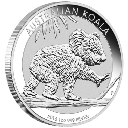 2016 1 oz Australian Koala Silver Coin 2016 1 oz Australian Koala Silver Coin