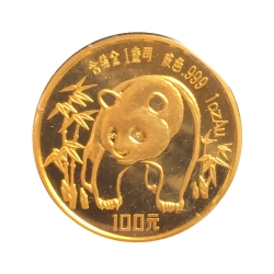 1986 1 oz Gold Chinese Panda Coin - In Original Mint Packaging