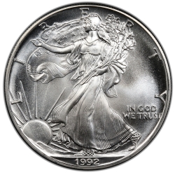 1992 American Silver Eagle Coin