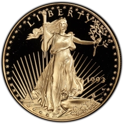 1993 1 oz American Gold Eagle Proof Coin