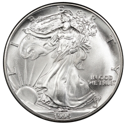1995 American Silver Eagle Coin