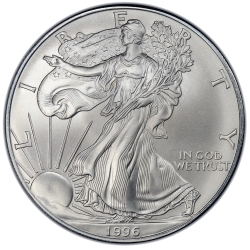 1996 American Silver Eagle Coin 1996 American Silver Eagle Coin