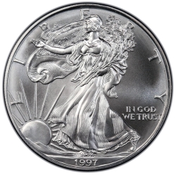 1997 American Silver Eagle Coin