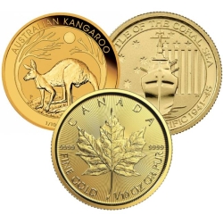 1/10 oz Gold Coins - Design Our Choice