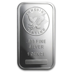 1 oz Sunshine Mint Silver Bar 1 oz Sunshine Mint Silver Bar
