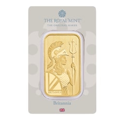 Buy 1 oz British Royal Mint Gold Britannia Bars | Lowest Price