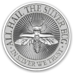 2 oz Stag Beetle Silver Round