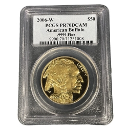 2006 PCGS PR-70 American Gold Buffalo Coin 2006 PCGS PR-70 American Gold Buffalo Coin