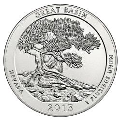 2013 Silver 5 oz Great Basin National Park America The Beautiful