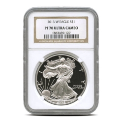 2013-W NGC PF-70 American Silver Eagle Proof Ultra Cameo 2013-W NGC PF-70 American Silver Eagle Proof Ultra Cameo