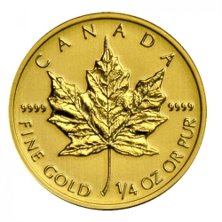 2014 Canadian Gold Maple Leaf - .9999 Fine Gold - 1/4 oz 2014 Canadian Gold Maple Leaf - .9999 Fine Gold - 1/4 oz