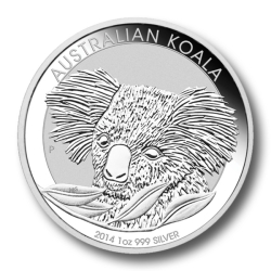 2014 Australian Koala Silver 1 oz BU Perth Mint 2014 Australian Koala Silver 1 oz BU Perth Mint