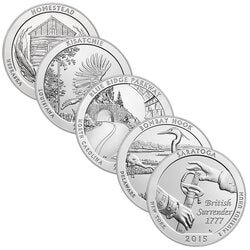 2015 America The Beautiful Complete Set 2015 America The Beautiful Complete Set