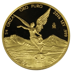 2016 Mexican Gold Libertad Proof Coin 1/4 oz 2016 Mexican Gold Libertad Proof Coin 1/4 oz