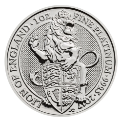 2017 1 oz Queen's Beast Lion Platinum Coin 2017 1 oz Queen's Beast Lion Platinum Coin