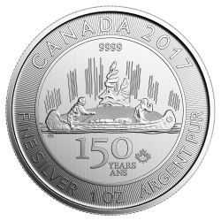 2017 Royal Canadian Mint Voyageur 1 oz Silver Coin BU