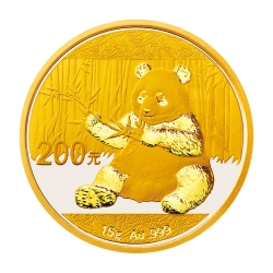 2017 15 Gram Chinese Gold Panda Coin BU 2017 15 Gram Chinese Gold Panda Coin BU