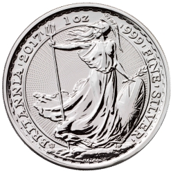 2017 1 oz Silver Britannia Coin BU - 20th Anniversary Privy 2017 1 oz Silver Britannia Coin BU - 20th Anniversary Privy