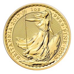 2017 1 oz Britannia Gold Coin - Royal British Mint 2017 1 oz Britannia Gold Coin - Royal British Mint