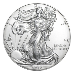 2017 American Silver Eagle Coin BU