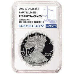 2017-W Silver Eagle Proof - PF-70 NGC Early Releases 2017-W Silver Eagle Proof - PF-70 NGC Early Releases