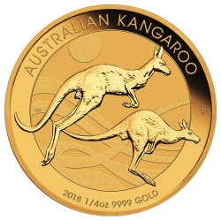 2018 Perth Mint Gold Kangaroo Coin 1/4 oz 2018 Perth Mint Gold Kangaroo Coin 1/4 oz