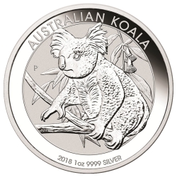 2018 Perth Mint Koala Silver Coin 1 oz