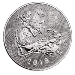 2018 10 oz Great Britain Valiant Silver Coin
