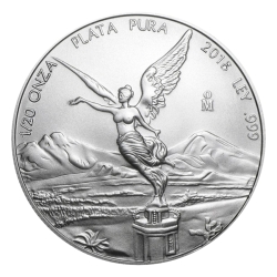 2018 Mexican Libertad Silver Coin 1/20 oz