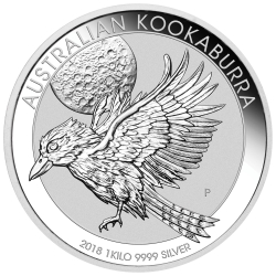 2018 Australian Kookaburra Silver Coin 1 Kilo