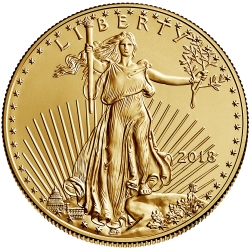 2018 1 oz Gold American Eagle Coin BU 2018 1 oz Gold American Eagle Coin BU
