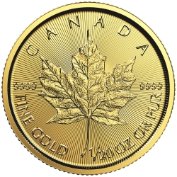 2019 1/20 oz Canadian Gold Maple Leaf Coin BU 2019 1/20 oz Canadian Gold Maple Leaf Coin BU