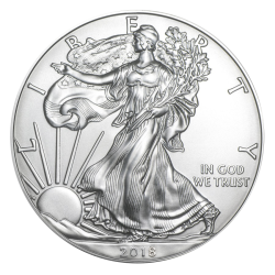 2018 American Silver Eagle Coin BU