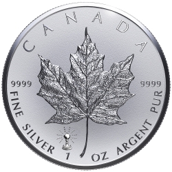 2018 Canadian Silver Maple Leaf Coin - Thomas Edison Light Bulb Privy 2018 Canadian Silver Maple Leaf Coin - Thomas Edison Light Bulb Privy
