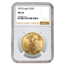 2018 1 oz NGC MS-69 Gold American Eagle 2018 1 oz NGC MS-69 Gold American Eagle