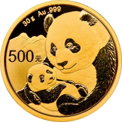 2019 30 Gram Chinese Gold Panda Coin BU 2019 30 Gram Chinese Gold Panda Coin BU
